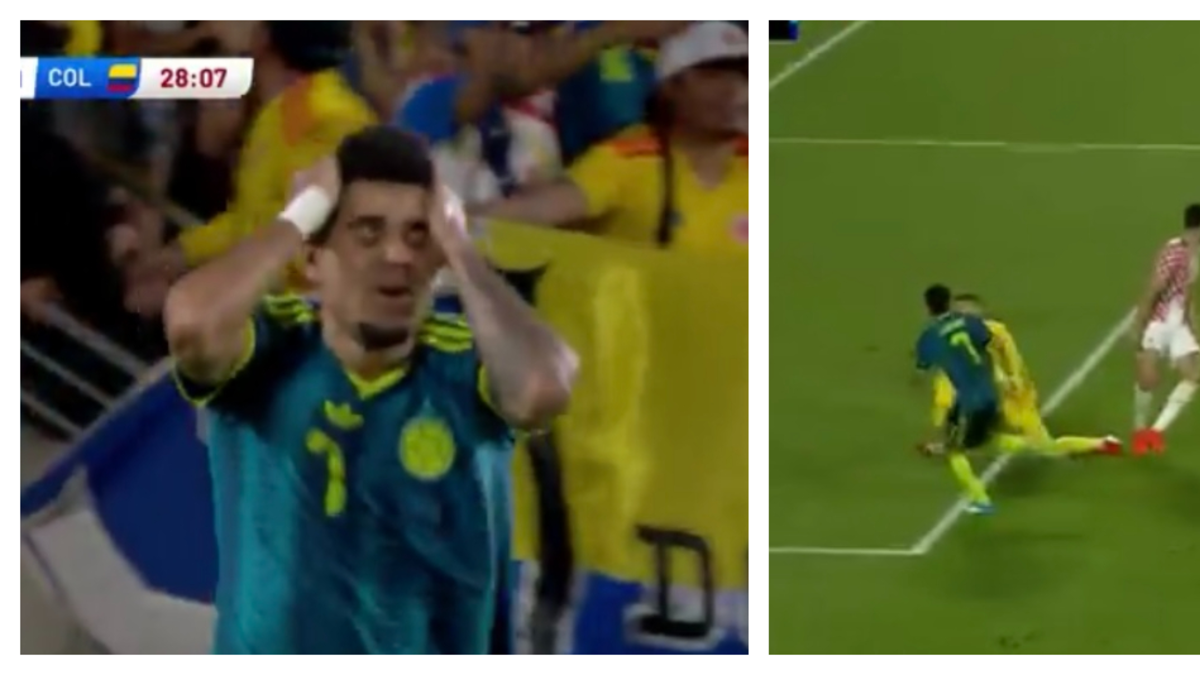 Luis Díaz reacciona al insólito gol errado por Luis Suárez contra Croacia: 'Fue brutal'