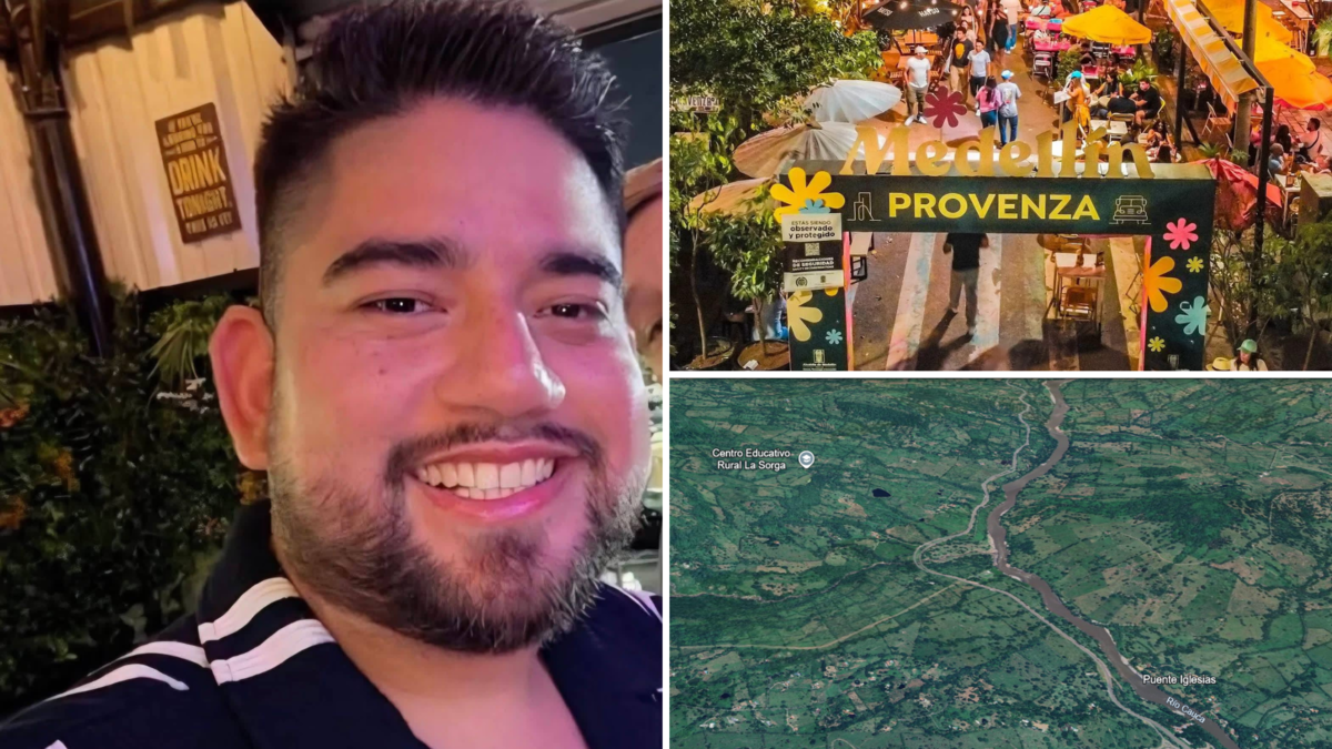 ¿Cómo terminó en Jericó? El trayecto de más de 80 kilómetros de Eric Gutiérrez, auxiliar de American Airlines, en la noche de su muerte en Medellín