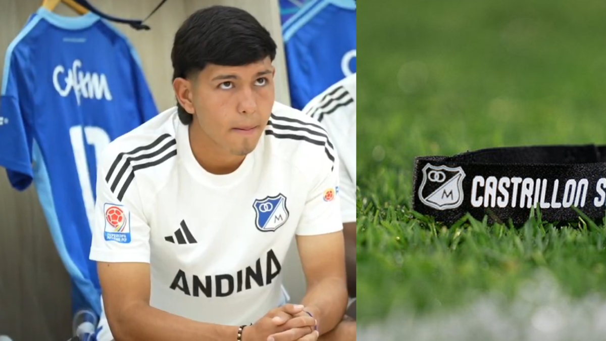 El emotivo minuto de silencio con el que todo Millonarios despidió a Santiago Castrillón en El Campín: video