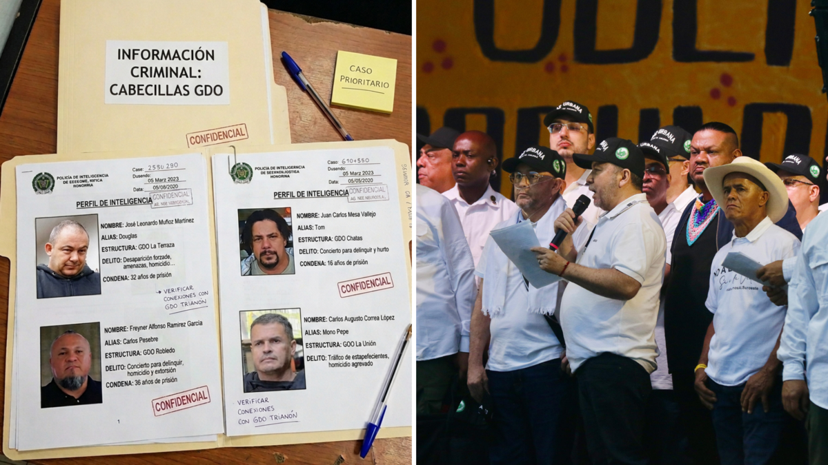 Los expedientes desclasificados de los 23 capos de la mesa de paz a los que les suspendieron las órdenes de captura: condenas, extradiciones y nexos