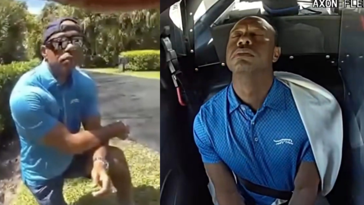 Sale a la luz video inédito del arresto de Tiger Woods tras su accidente de tránsito en Florida: 'Miré el teléfono y de repente, boom'