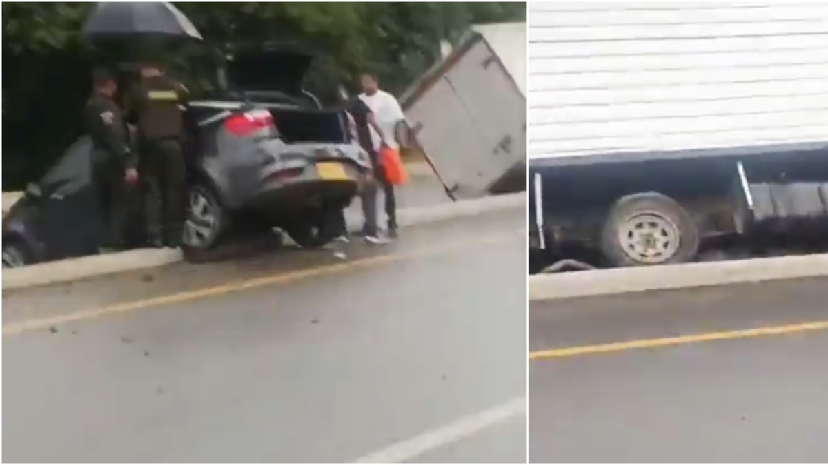 Accidente en Popayán genera caos vial en plena Semana Santa: vehículo sin frenos habría provocado choque y deja varios heridos en vía a Cali