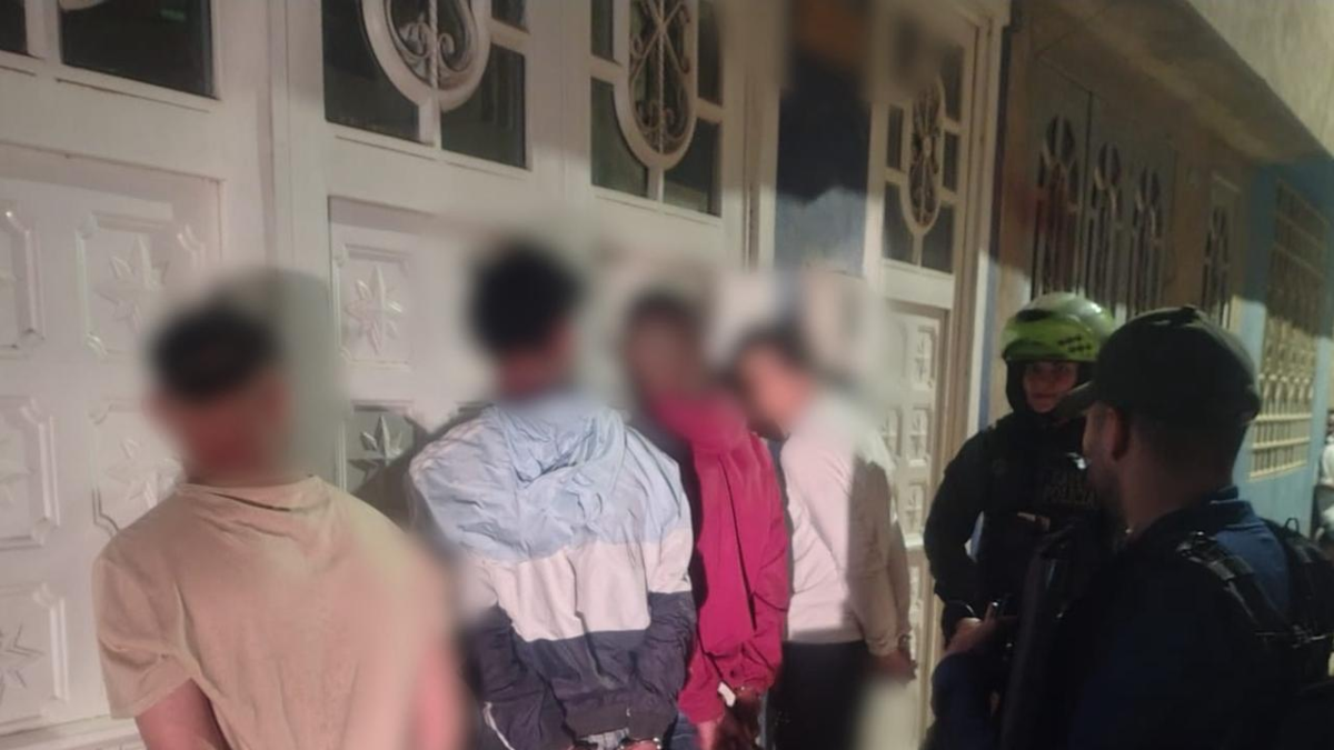 Policía capturó a cinco personas que tenían secuestrado a hombre tras pedir servicio por aplicación: exigían $ 20 millones por su rescate