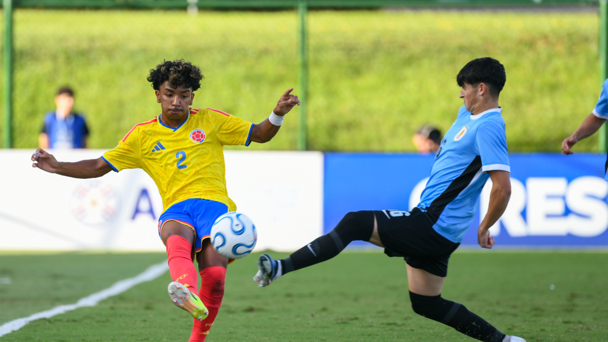 Selección Colombia, en deuda en el Sudamericano Sub-17 tras caer con Uruguay