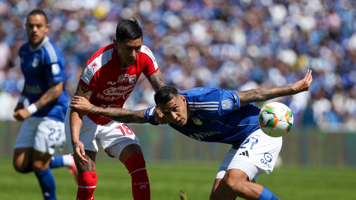 Millonarios y Santa Fe se hicieron daño y jugaron para los demás: empataron en el clásico y quedan contra las cuerdas