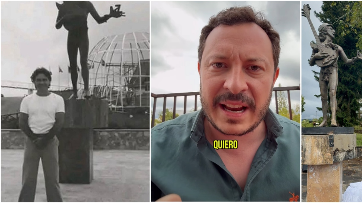 Polémica en Quindío: cuestionan la entrega de Carlos Lehder de escultura de John Lennon en la Posada Alemana; 'No puede ser que exnarco sea celebrado'