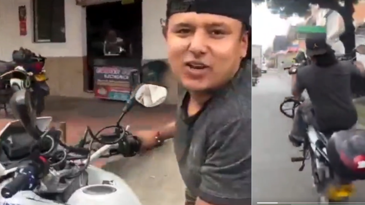 Joven se robó una moto de la Secretaría de Movilidad en Cali y la utilizó para grabarse haciendo piques y maniobras peligrosas