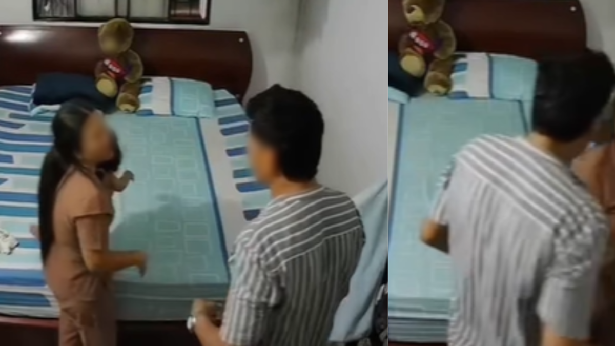 Cámara de seguridad registró violenta agresión de un hombre a su esposa e hijo en Puerto Gaitán, Meta