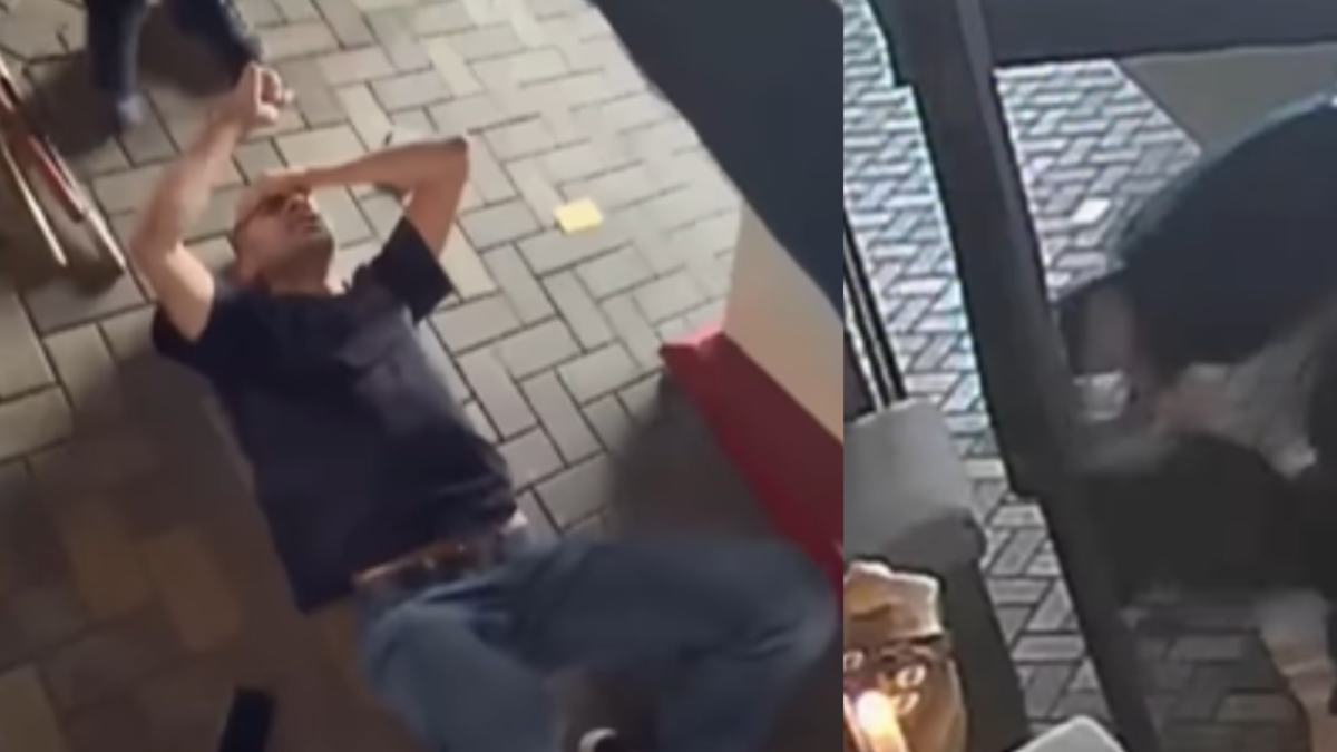 Un descuido en la casa de Luis Alfonso terminó en la caída de un trabajador: el video fue revelado por el artista