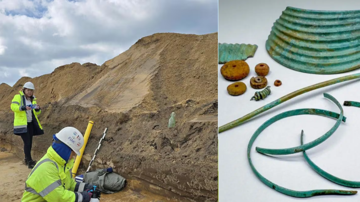 Paralizan obras en parque eólico en Alemania tras hallazgo arqueológico de la Edad del Bronce