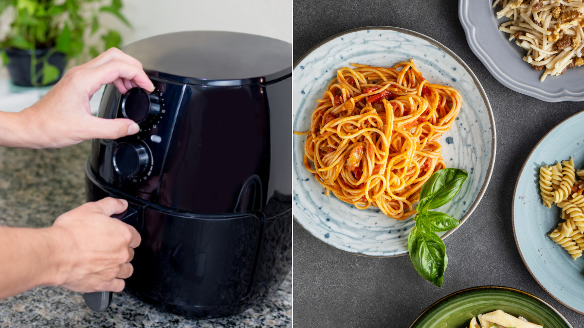 ¿Se puede cocinar arroz y pasta en la freidora de aire? Métodos que podría utilizar para ahorrar tiempo y evitar lavar ollas, según expertos