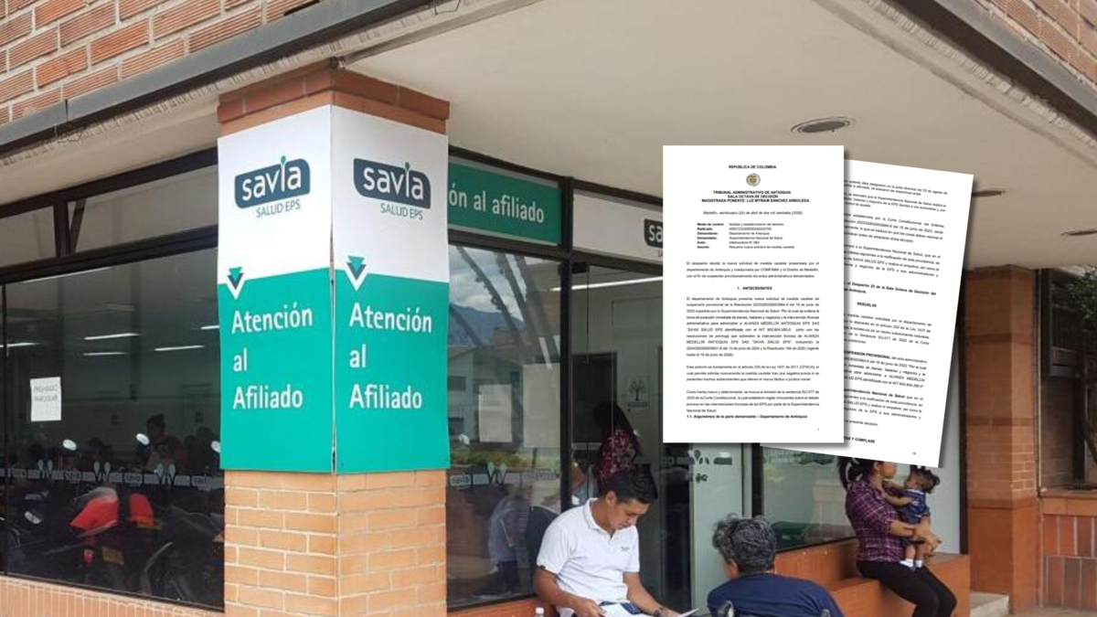Tribunal Administrativo de Antioquia ordenó suspender la intervención del Gobierno Nacional sobre Savia Salud