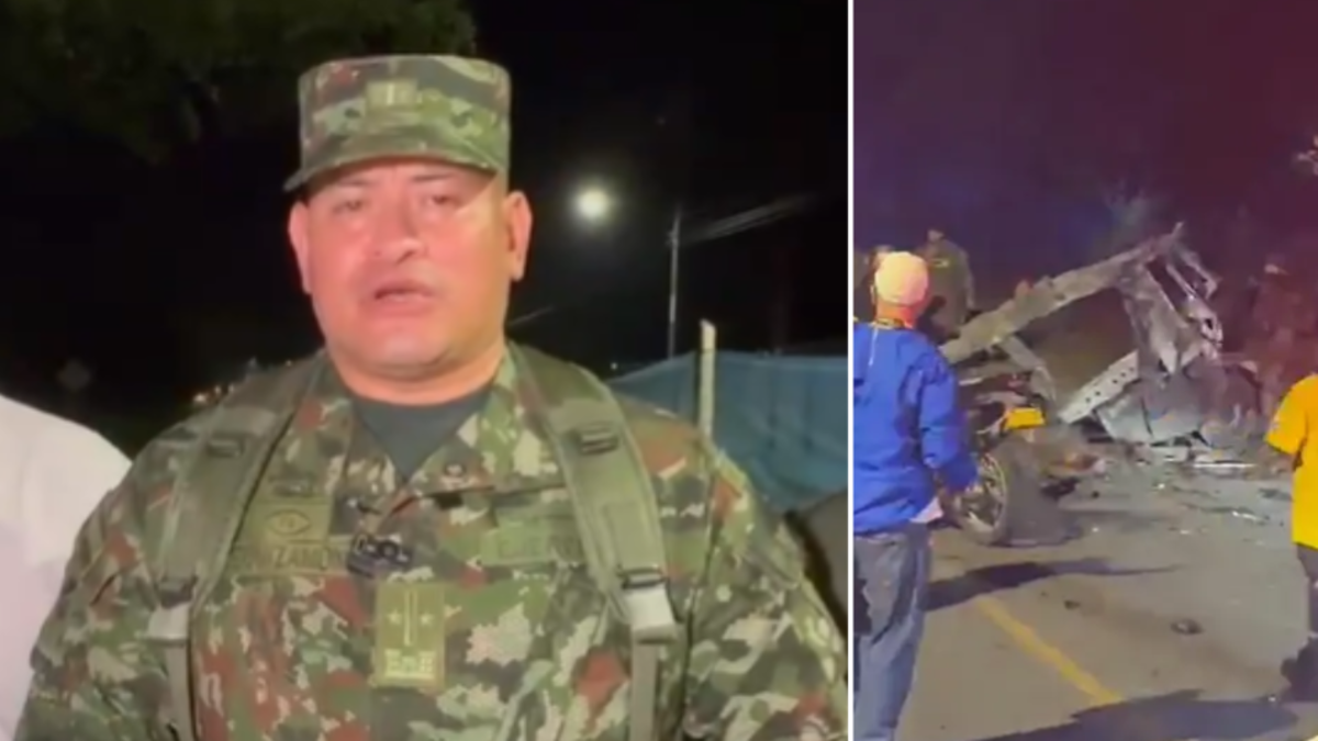 Coronel Pedro Leguizamón revela nuevos detalles de la explosión con carro bomba en el batallón Agustín Codazzi en Palmira: 'No hay heridos'