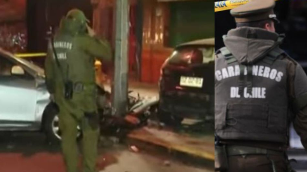 Colombiana falleció tras violento accidente con carabineros en Chile: serían investigados por conducir ebrios