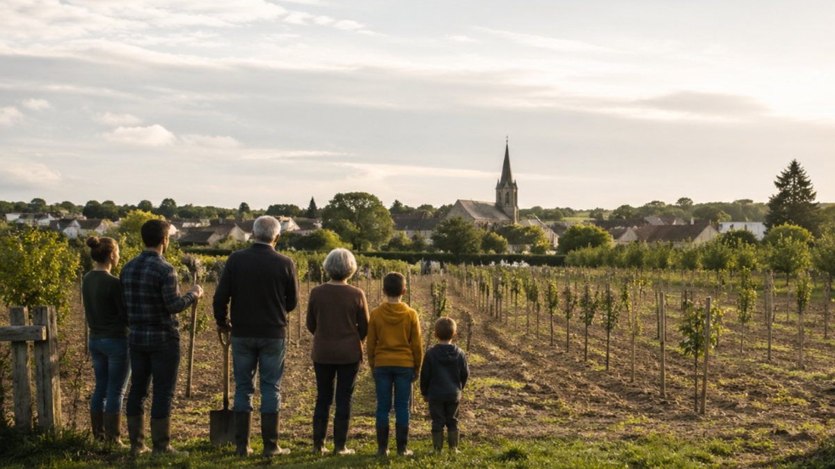 Familia dona terreno agrícola a todo un pueblo en Francia con una condición clave: convertirlo en un huerto abierto para todos