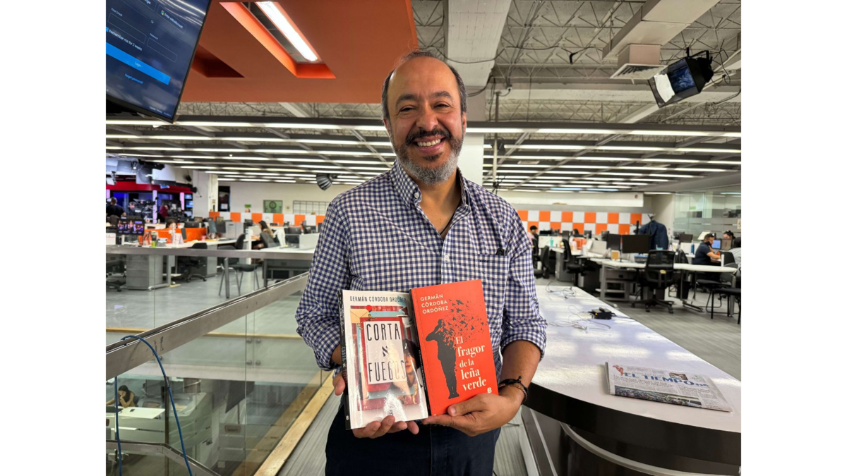 Germán Córdoba habló de su más reciente novela 'Cortafuegos': 'No se suele escribir mucho sobre la amistad masculina, quizás porque no es comercial'