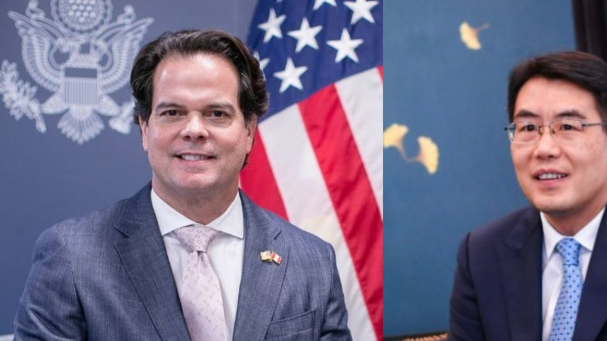  El embajador de Estados Unidos en Perú y el de China en Colombia se enfrentan...