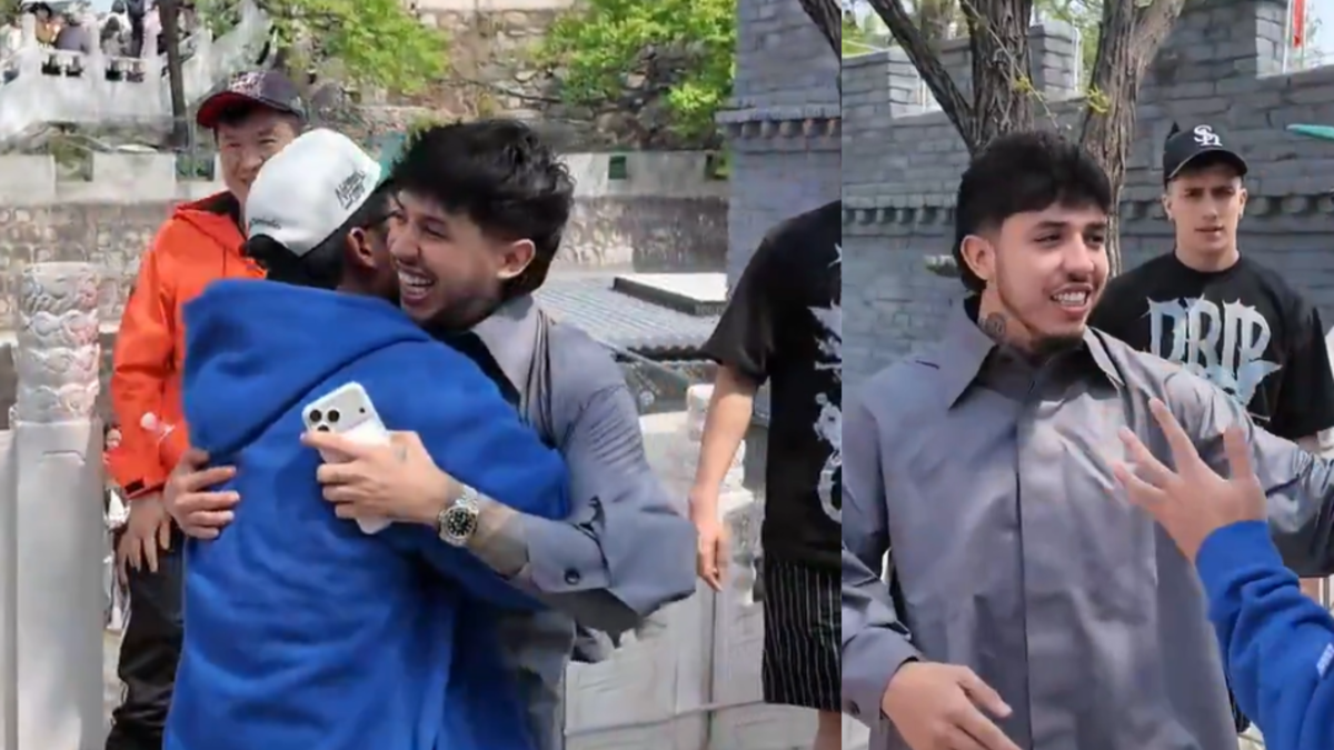 Westcol es confundido con Maluma en la Gran Muralla China: el video se hizo viral y desató risas en redes sociales