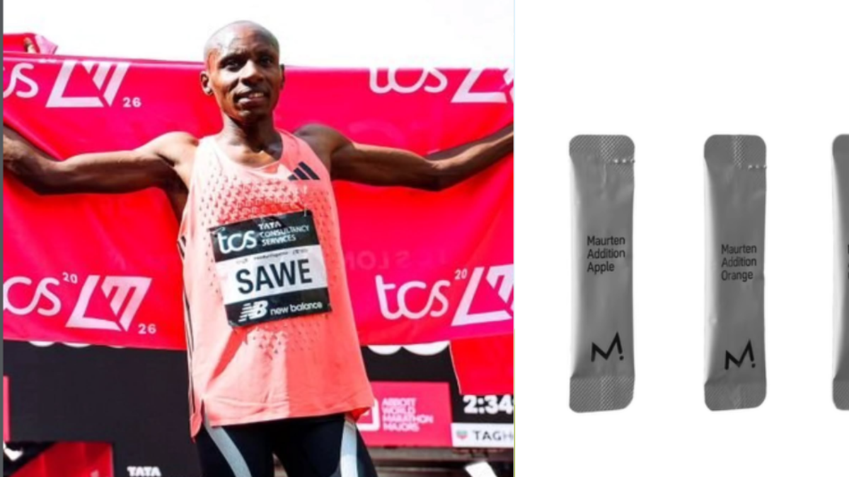 No solo los tenis Adidas y entrenar 240 km semanales: el gel que tomó Sabastian Sawe fue fundamental para su récord en maratón