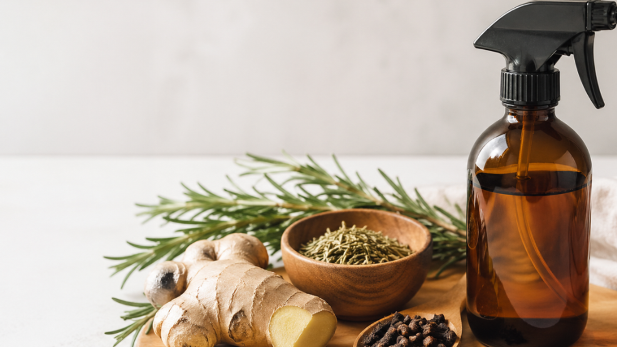 Tónico casero con jengibre, romero y clavos de olor: la mezcla natural que gana popularidad para el cuidado del cabello