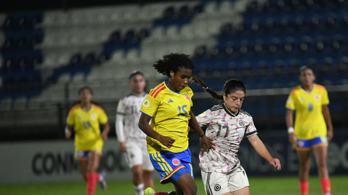 Colombia no pudo con Chile en un partido poco atractivo y se complicó en el Suramericano femenino Sub-17
