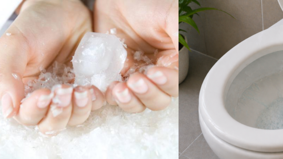 Por qué debería tirar cubitos de hielo en el inodoro una vez por semana: un truco con resultados