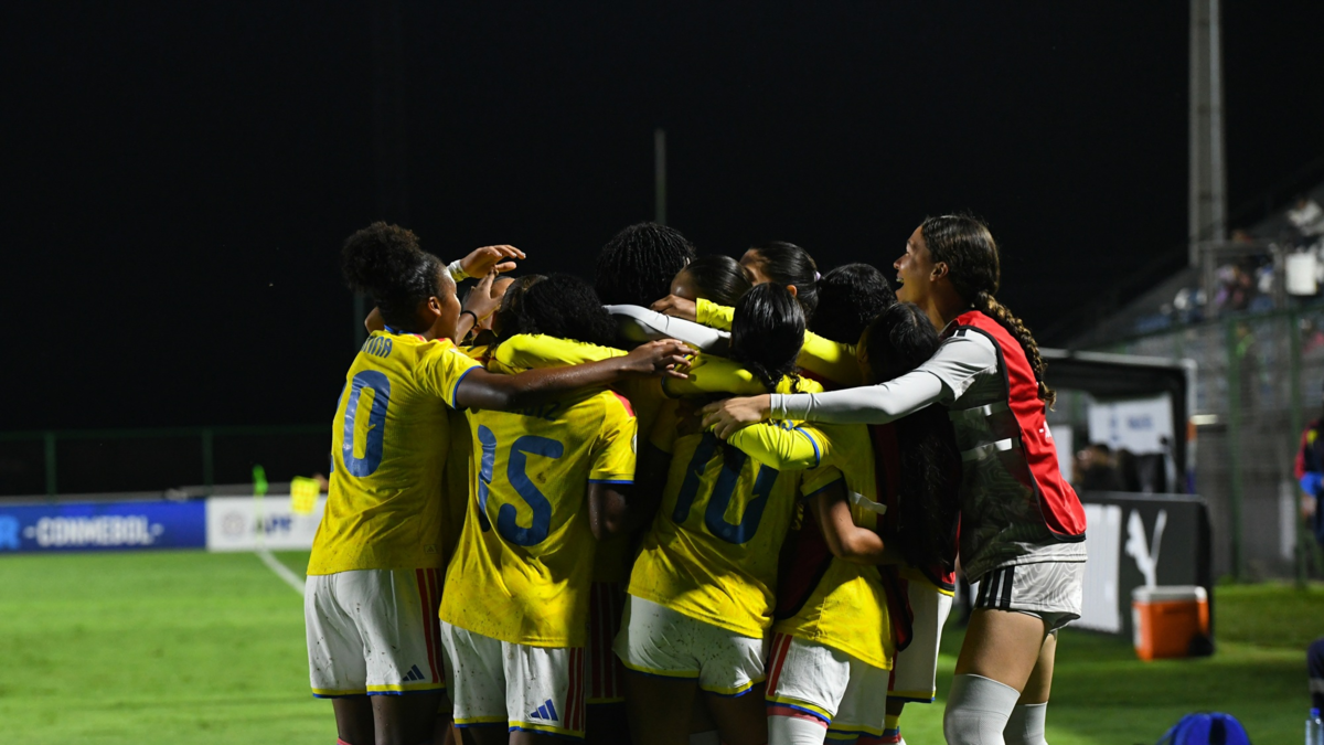 Colombia logró una agónica clasificación a las semifinales del Suramericano Sub-17 femenino, tras golear a Paraguay