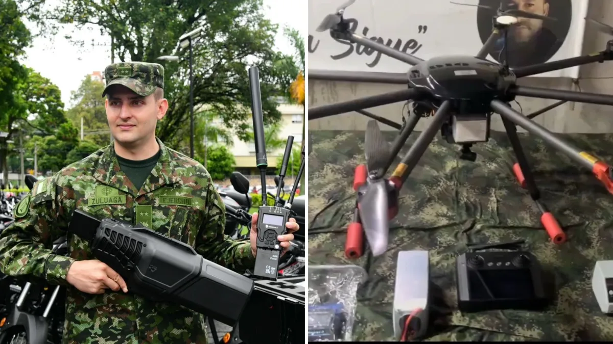 Gobernación de Antioquia le entregó cinco sistemas antidrones al Ejército Nacional con la Tasa de Seguridad: FF.MM. también recibieron 75 motocicletas