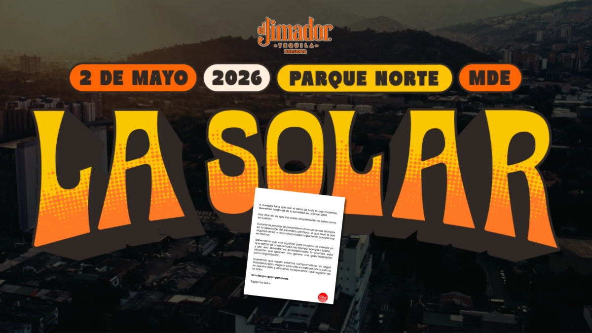 Polémica por incumplimientos logísticos y retrasos críticos en la programación del Festival La Solar en Medellín: artistas no se pudieron presentar