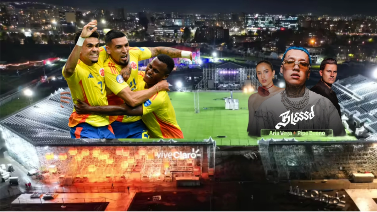 Claro Fútbol Fest reunirá la música y la pasión deportiva en Bogotá: Blessd, Pipe Bueno y Aria Vega amenizarán el partido Colombia vs. Portugal