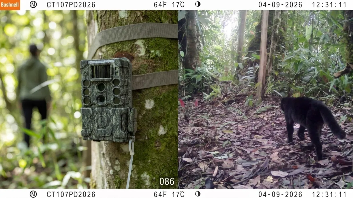 Monitoreo con cámaras trampa confirma por primera vez la presencia de un tigrillo melánico en el área rural de Cali