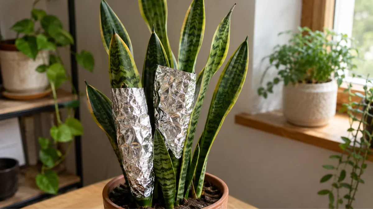 Lengua de suegra envuelta en papel aluminio: para qué sirve esta práctica y por qué la recomiendan
