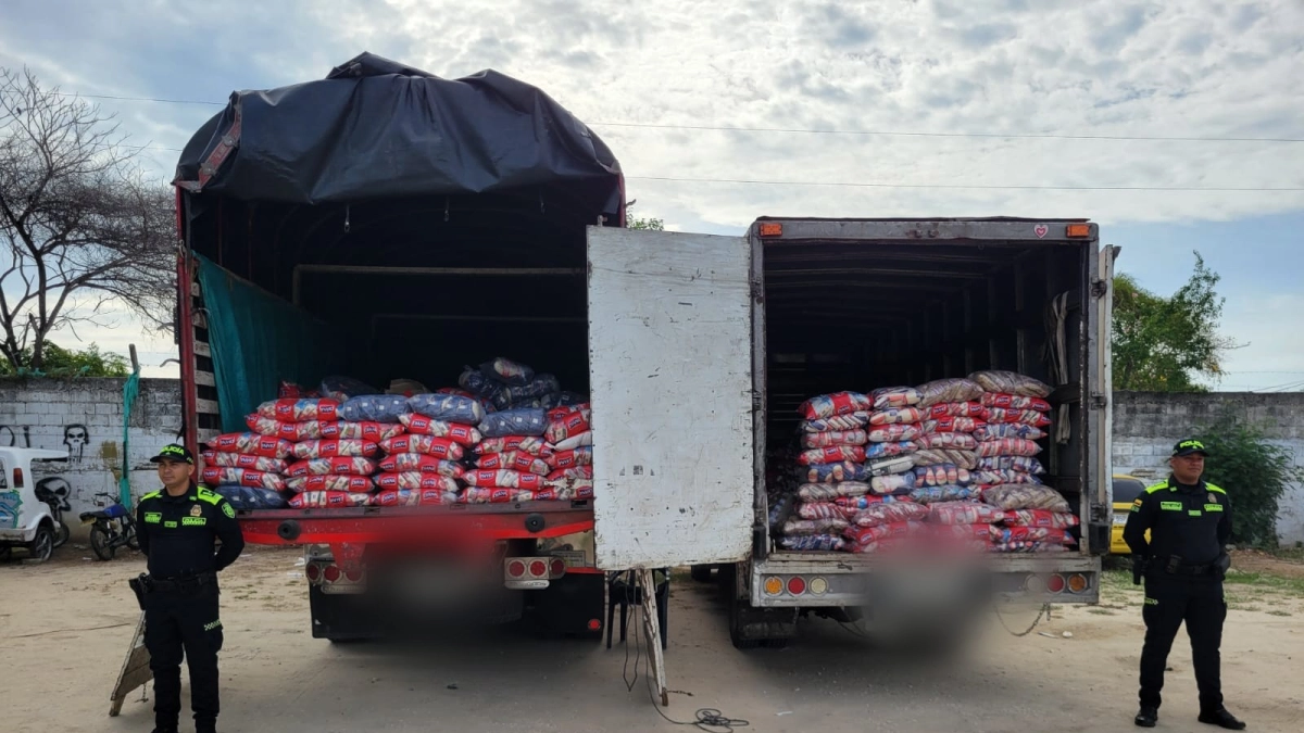 Barranquilla: recuperan 11 toneladas de alimentos hurtados avaluados en $65 millones; estaban listos para ser sacados por el río Magdalena