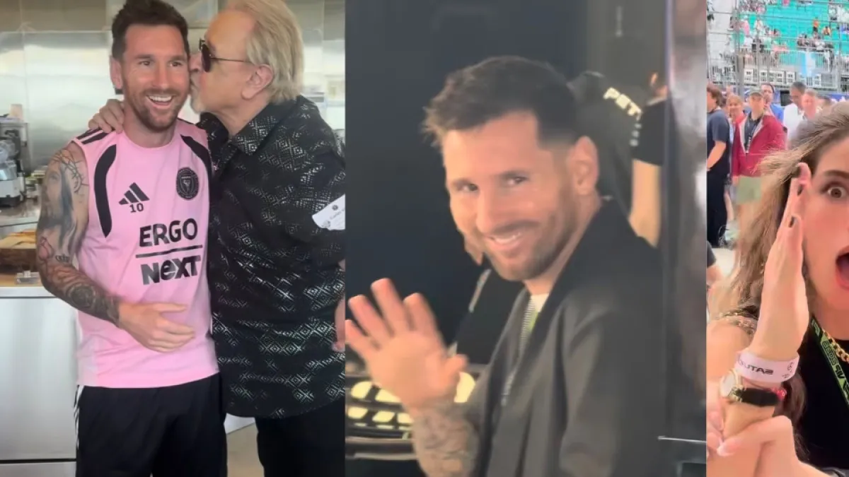 'Kiko' le dio besos a Messi y así reaccionó el argentino: ¿fue mejor el encuentro con Manuela González?