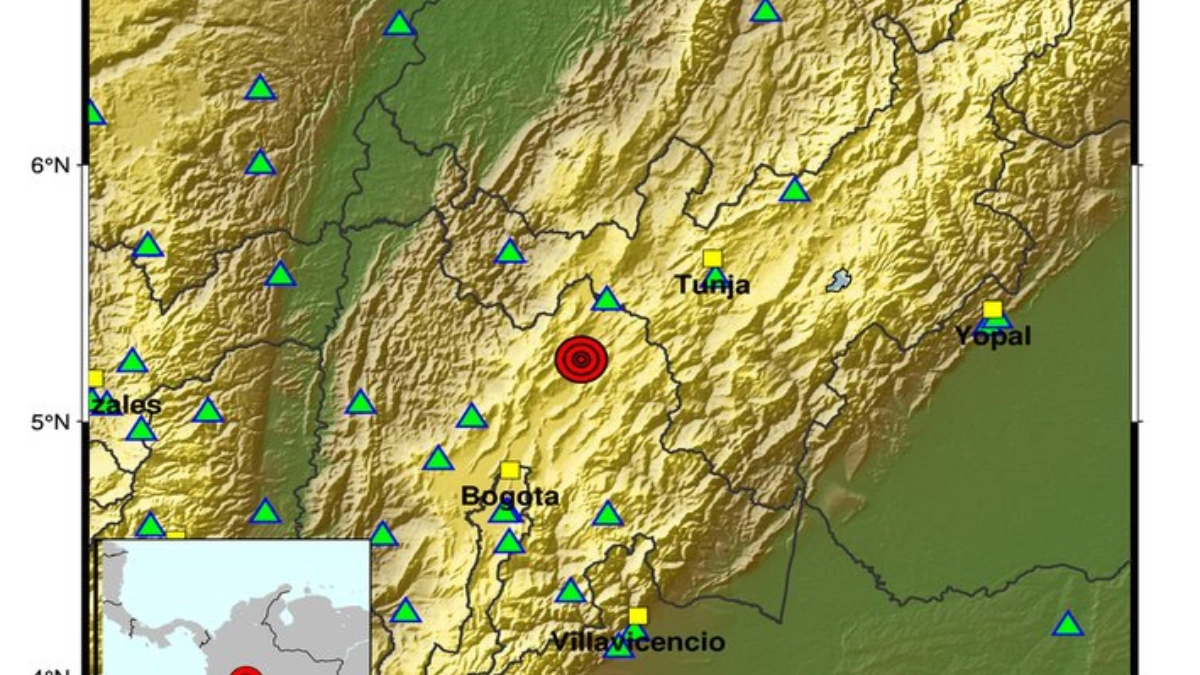 Temblor hoy en Colombia | Sismo de magnitud 3.1 se registró en Cucunubá, Cundinamarca durante la mañana de este domingo