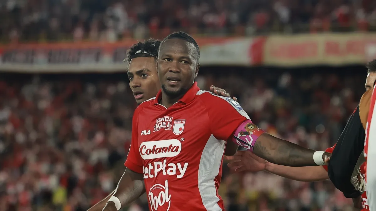 Hugo Rodallega, en su segunda juventud: las cifras que lo han convertido en nuevo ídolo de Santa Fe