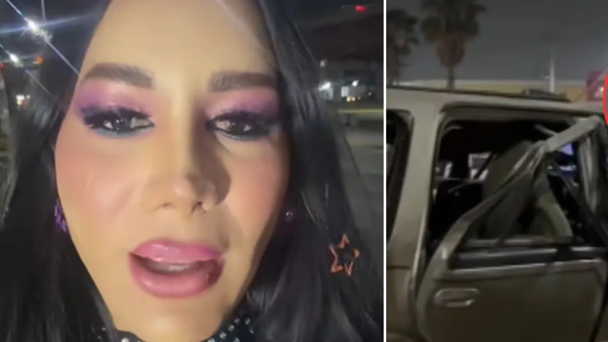 'Influencer' captó el momento exacto en que una camioneta Ford a alta velocidad 'voló' y cayó desde un puente en México: 'Se escuchó el frenazo'