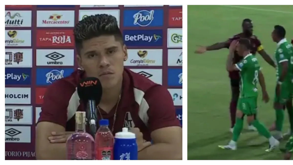 Polémicas declaraciones de Sebastián Guzmán contra el arbitraje de Andrés Rojas, tras derrota de Tolima contra Nacional