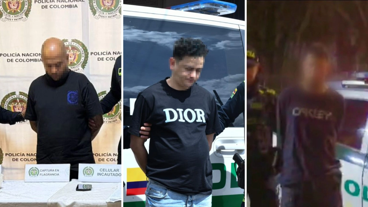 Coordinadores de extorsiones y del tráfico de estupefacientes de tres estructuras de Medellín fueron capturados en megaoperativo simultáneo