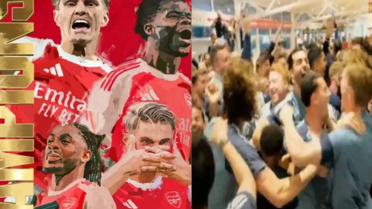 Video | Arsenal es campeón de la Liga Premier tras 22 años y estalló la locura entre los hinchas