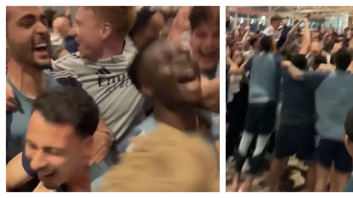 Video | Jugadores del Arsenal explotan de alegría tras confirmarse el título en la Premier League: locura total en su centro de entrenamiento