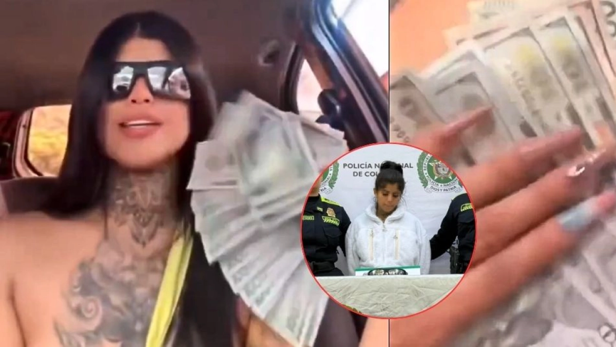 Los videos con los que Valentina 'Mor' Velásquez se habría burlado de las autoridades en Medellín: mostraba fajos de billetes en pesos y dólares