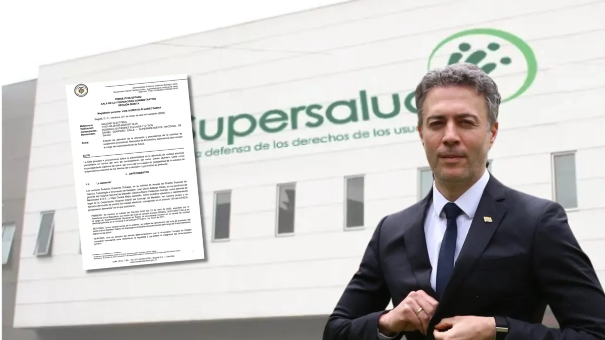 Consejo de Estado admitió demanda de nulidad por el nombramiento del exalcalde de Medellín, Daniel Quintero, como superintendente de Salud