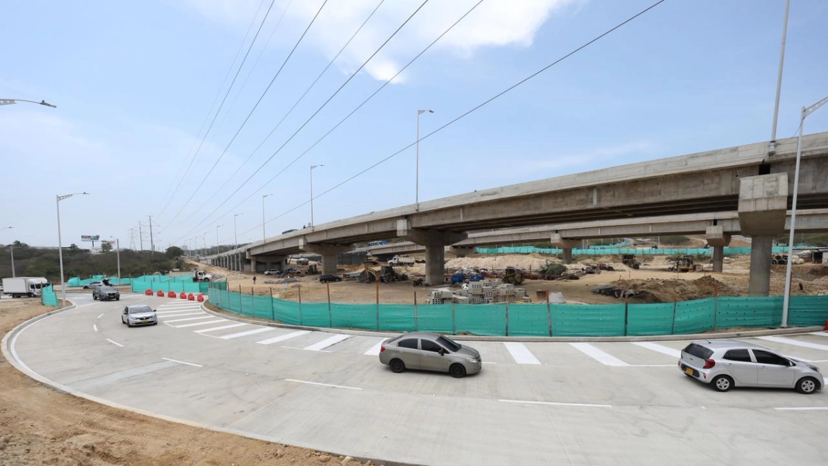 Barranquilla: habilitan nuevo tramo del intercambiador vial de Alameda del Río; buscan descongestionar la Circunvalar y mejorar la movilidad