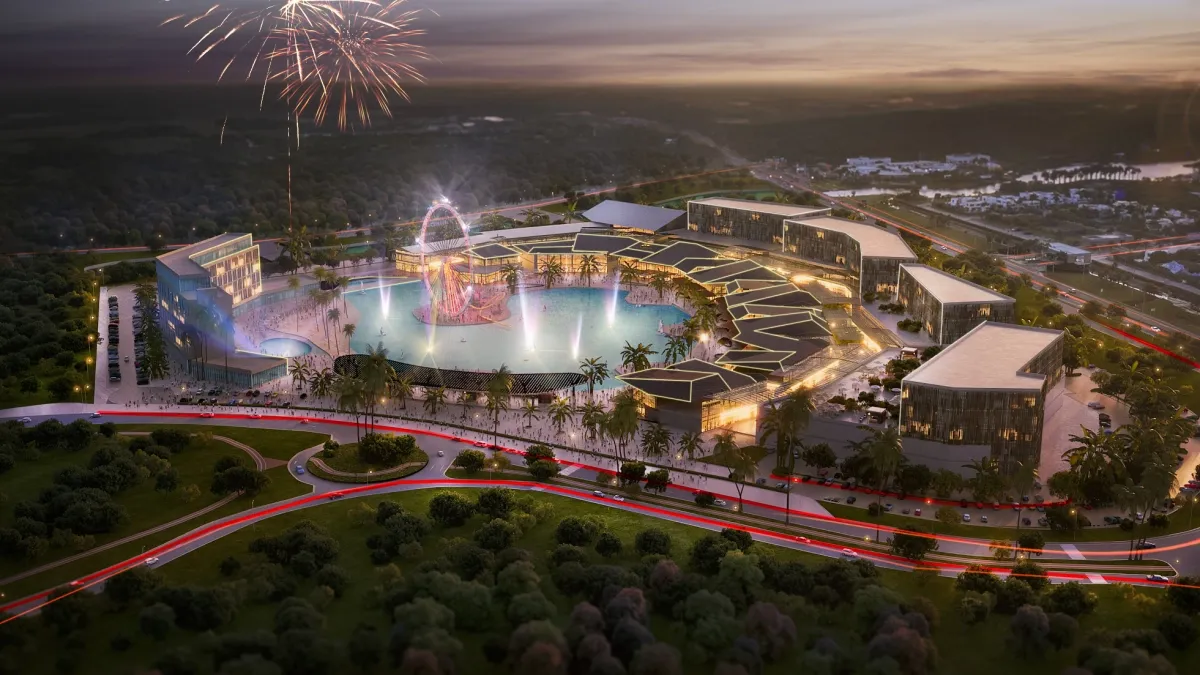 Primer centro comercial de lujo con laguna artificial: la apuesta de Arquitectura & Concreto