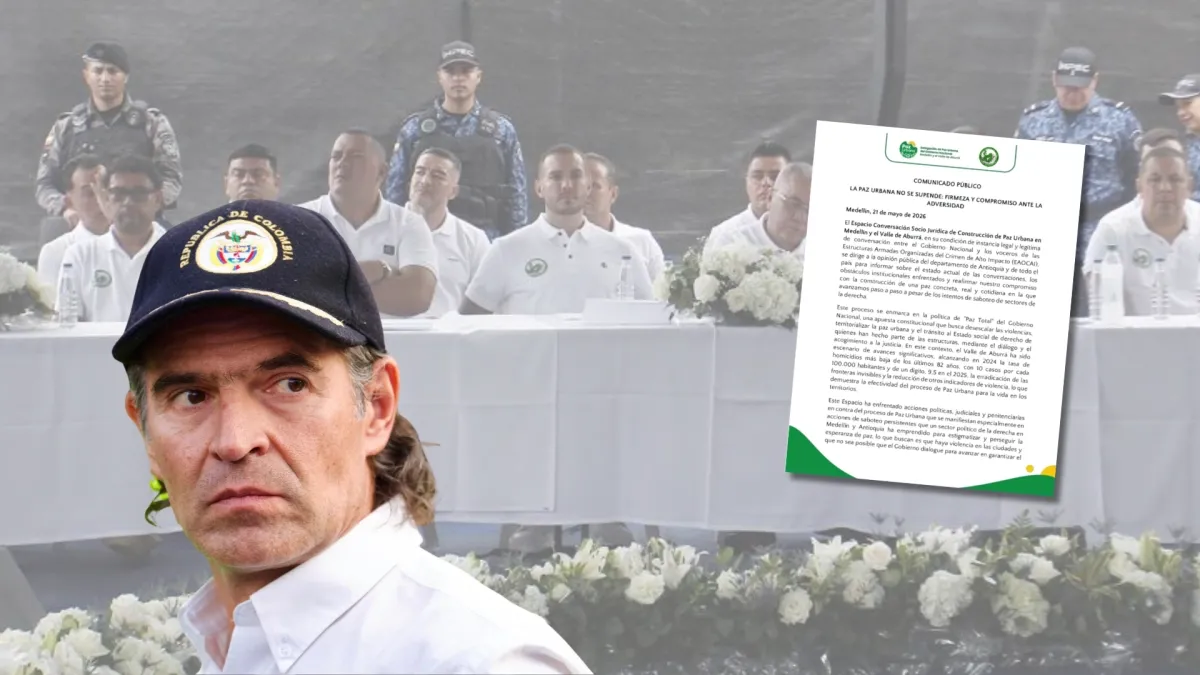 Federico Gutiérrez, alcalde de Medellín, rechazó la reanudación de la mesa de la cárcel de Itagüí: 'Instrumentalizan la paz los que hacen la guerra'