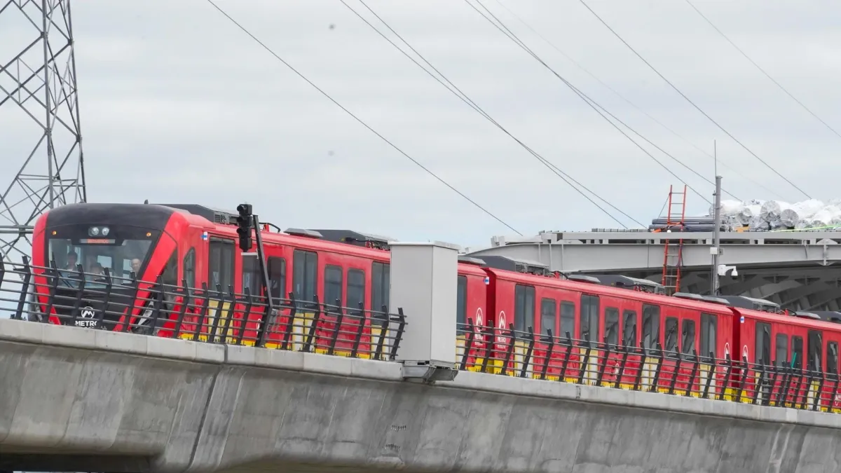 Avance de la línea 1 del Metro está en el 81,25 % de construcción general: la obra se entregará en marzo de 2028