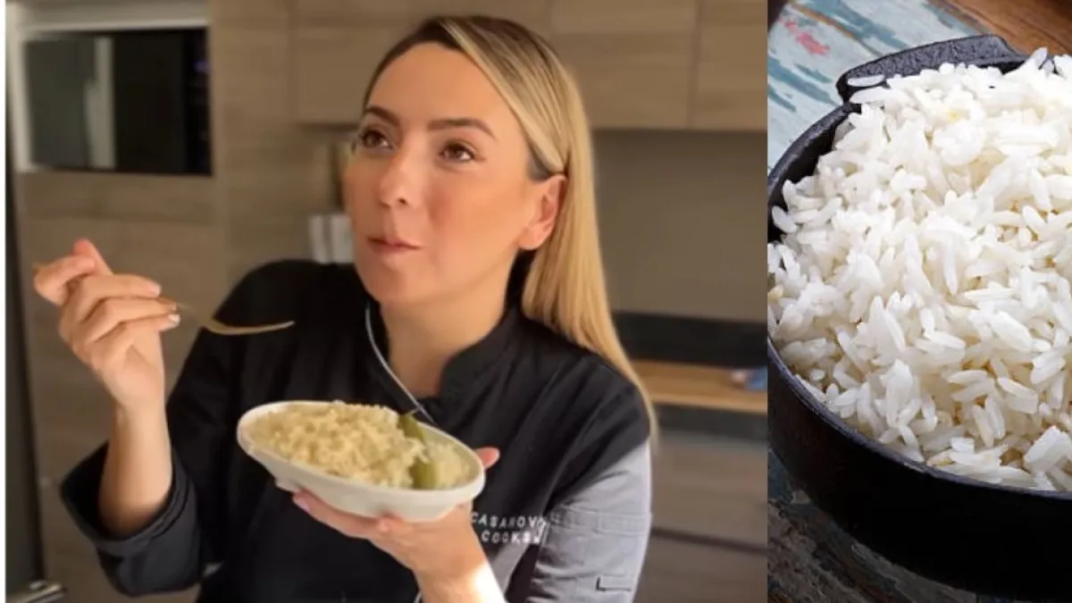 Chef revela la receta perfecta para hacer arroz blanco: 'No se hace con agua, sino con ajo, cebolla y caldo de pollo'