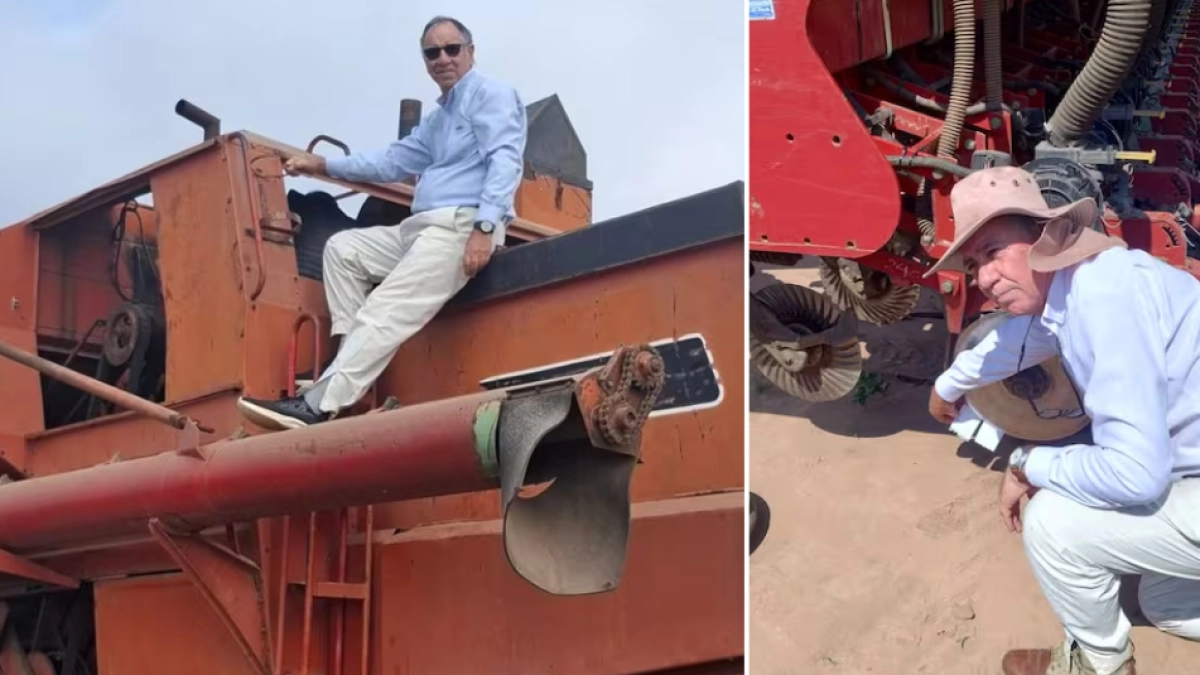 Hombre encontró una máquina agrícola vieja dañada en la carretera y logró hacerla arrancar de nuevo: 'No necesitó repuestos, solo saber cómo funciona'