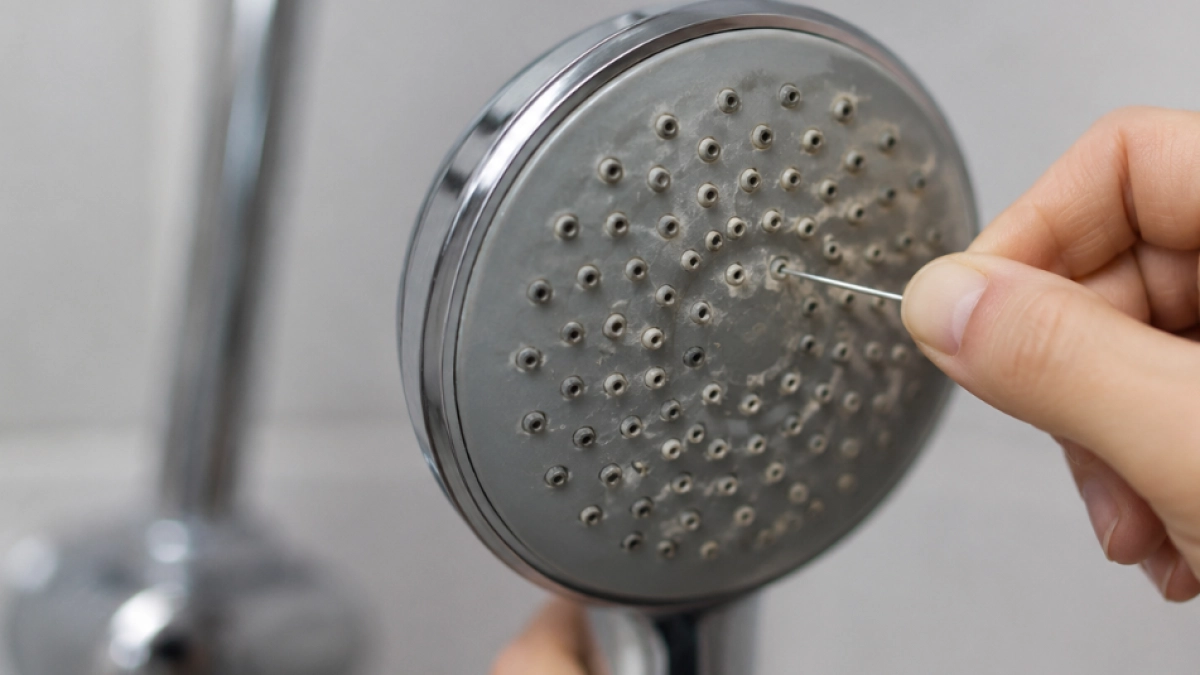 ¿Cómo destapar los orificios de la ducha para recuperar la presión del agua? El método con vinagre blanco para eliminar el sarro